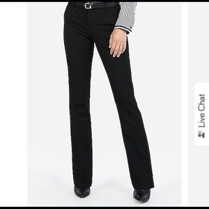 Black express columnist work pants